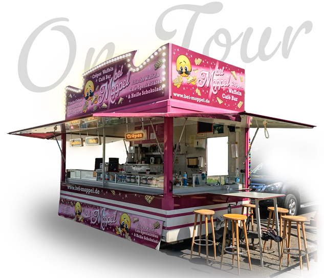 Crepes und Waffelwagen anfragen / Festplatzgastronomie